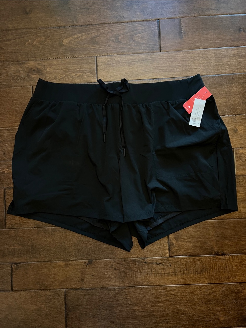 LIVI by Lane Bryant Black Women's Athletic Shorts
